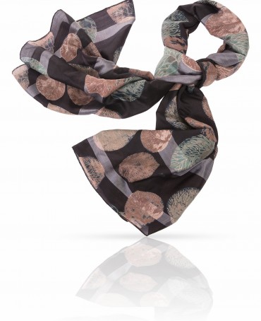 Палантин Женский SN-DRY.LEAF/BL